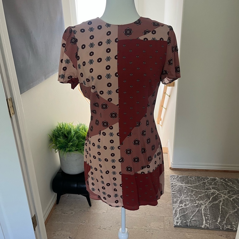 House of Harlow 1960 x Revolve Blush and Coral Delphine Dress